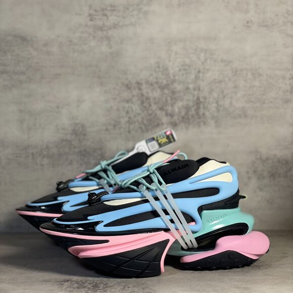 Balmain "Multicolor" Unicorn Low-Top Leather - Picture 3 of 9